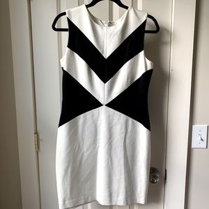 Cynthia Steffe black white dress 10
